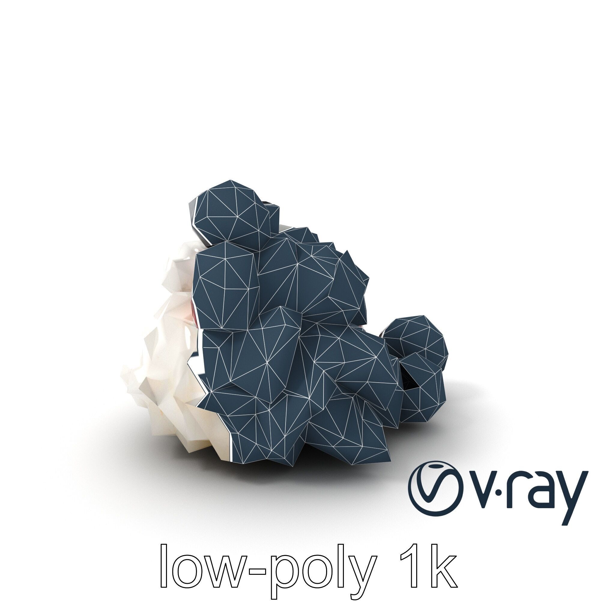 Rustic Eton Mess Dessert Model Pack Low-poly 3D model_29