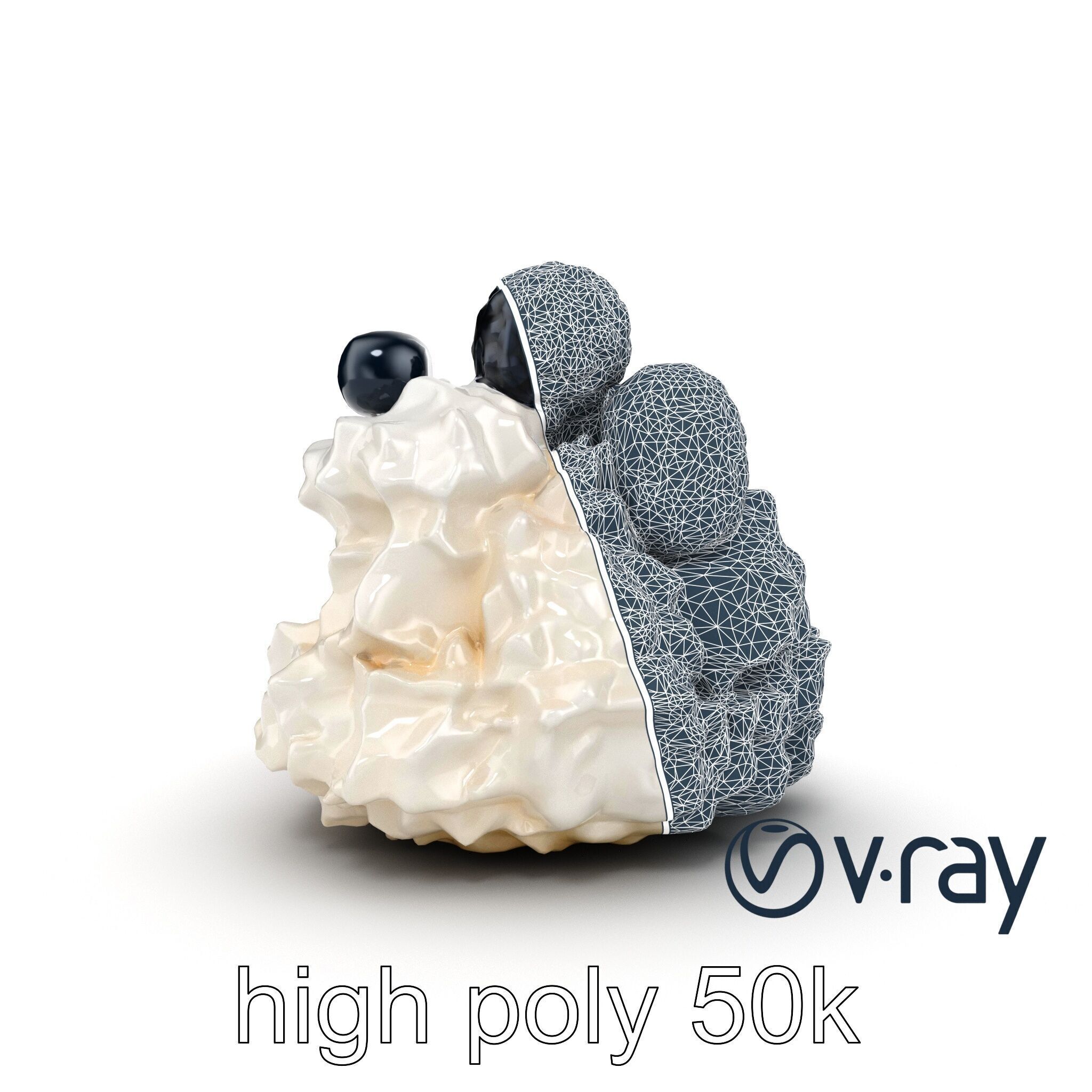 Rustic Eton Mess Dessert Model Pack Low-poly 3D model_28