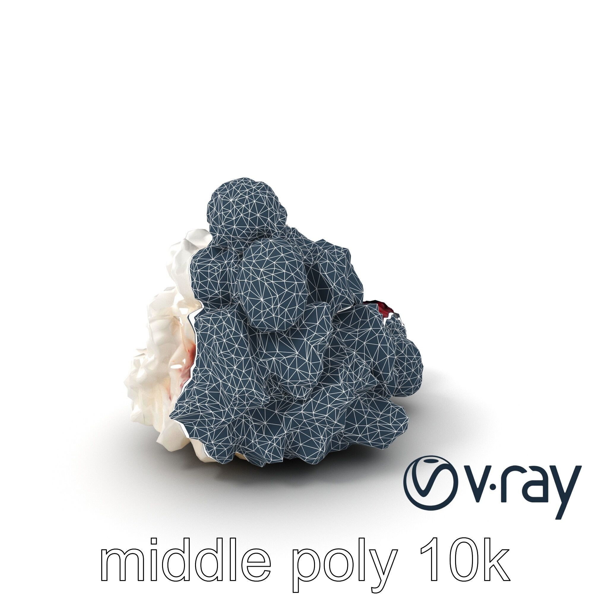 Rustic Eton Mess Dessert Model Pack Low-poly 3D model_34