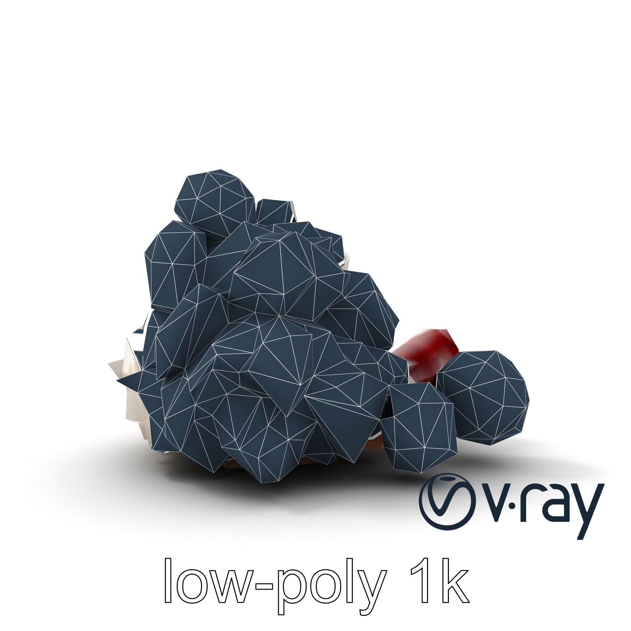 Rustic Eton Mess Dessert Model Pack Low-poly 3D model_27