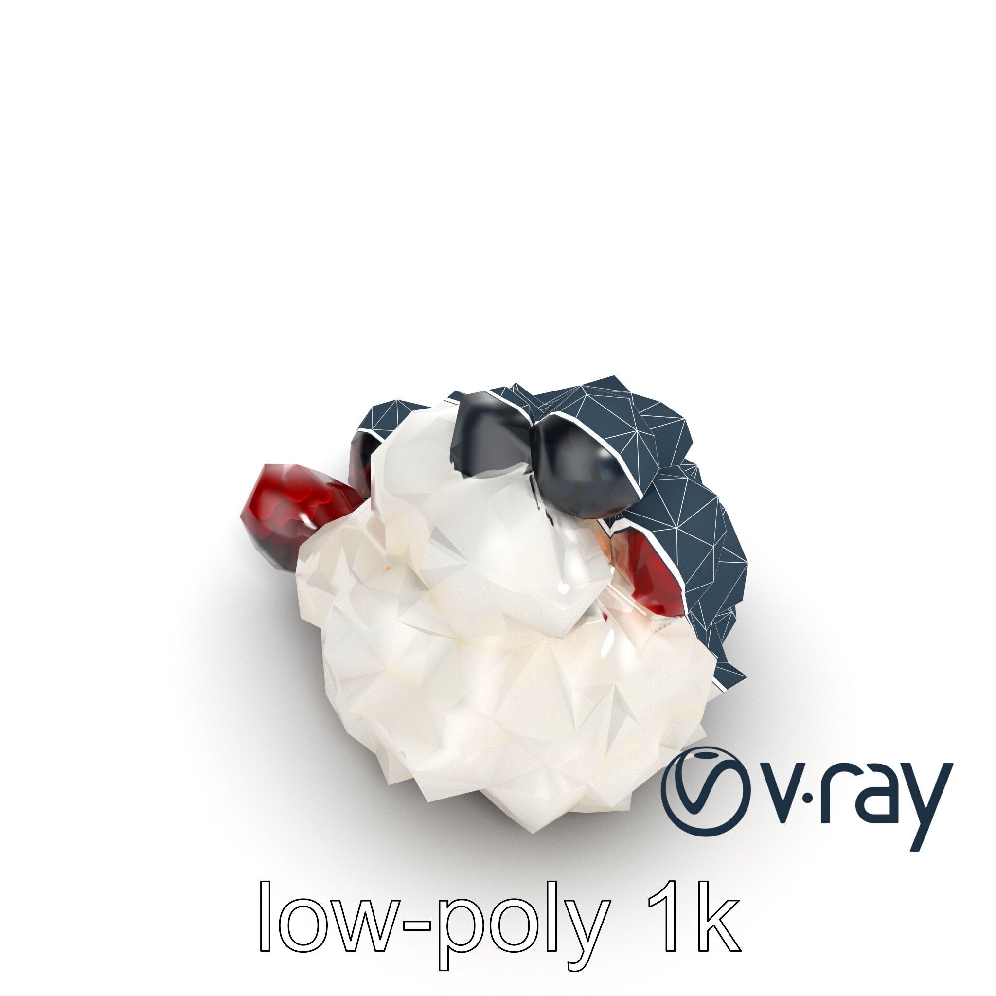 Rustic Eton Mess Dessert Model Pack Low-poly 3D model_22