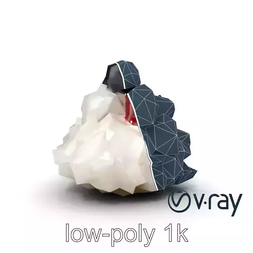 Rustic Eton Mess Dessert Model Pack Low-poly 3D model