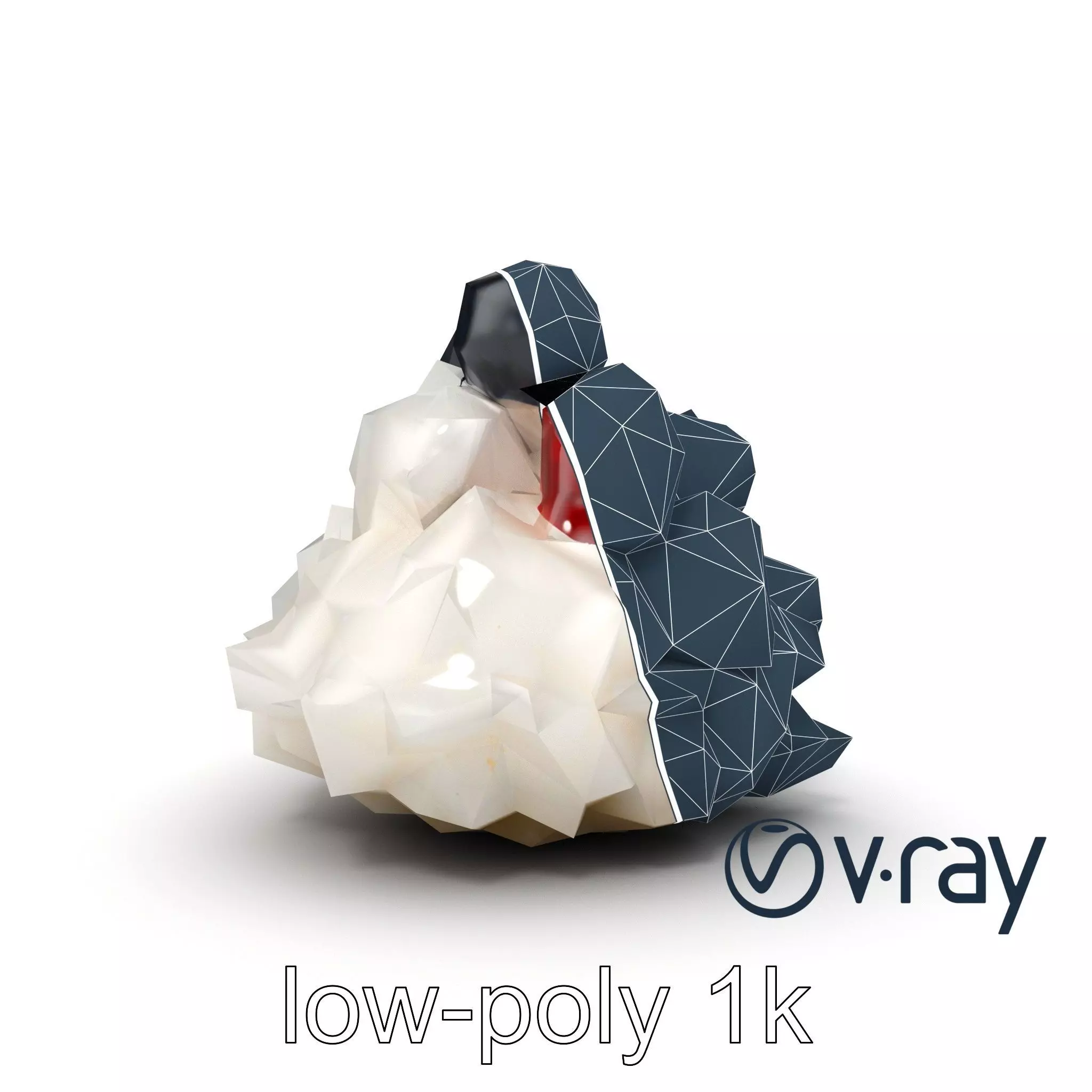 Rustic Eton Mess Dessert Model Pack Low-poly 3D model_0