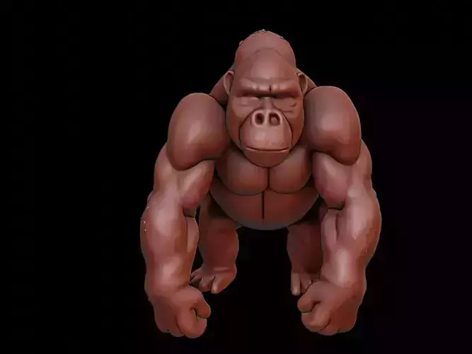 Gorilla Animal Sculpture