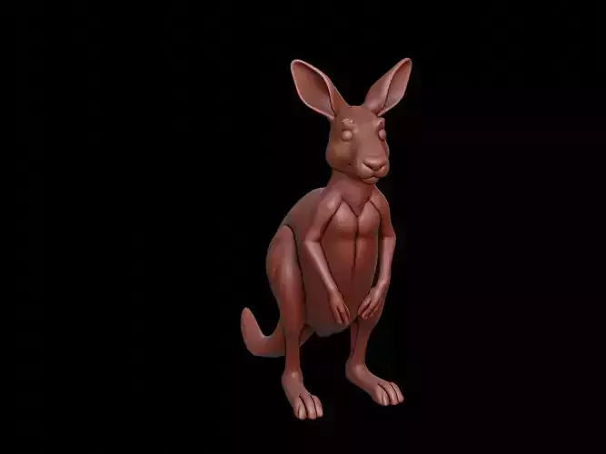 Kangaroo Animal Sculpture