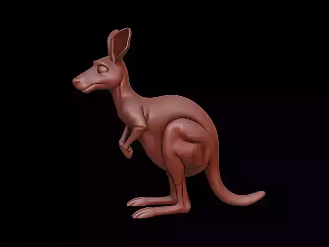 Kangaroo Animal Sculpture