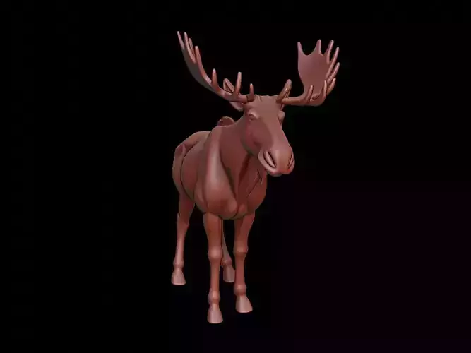 Moose Animal Sculpture