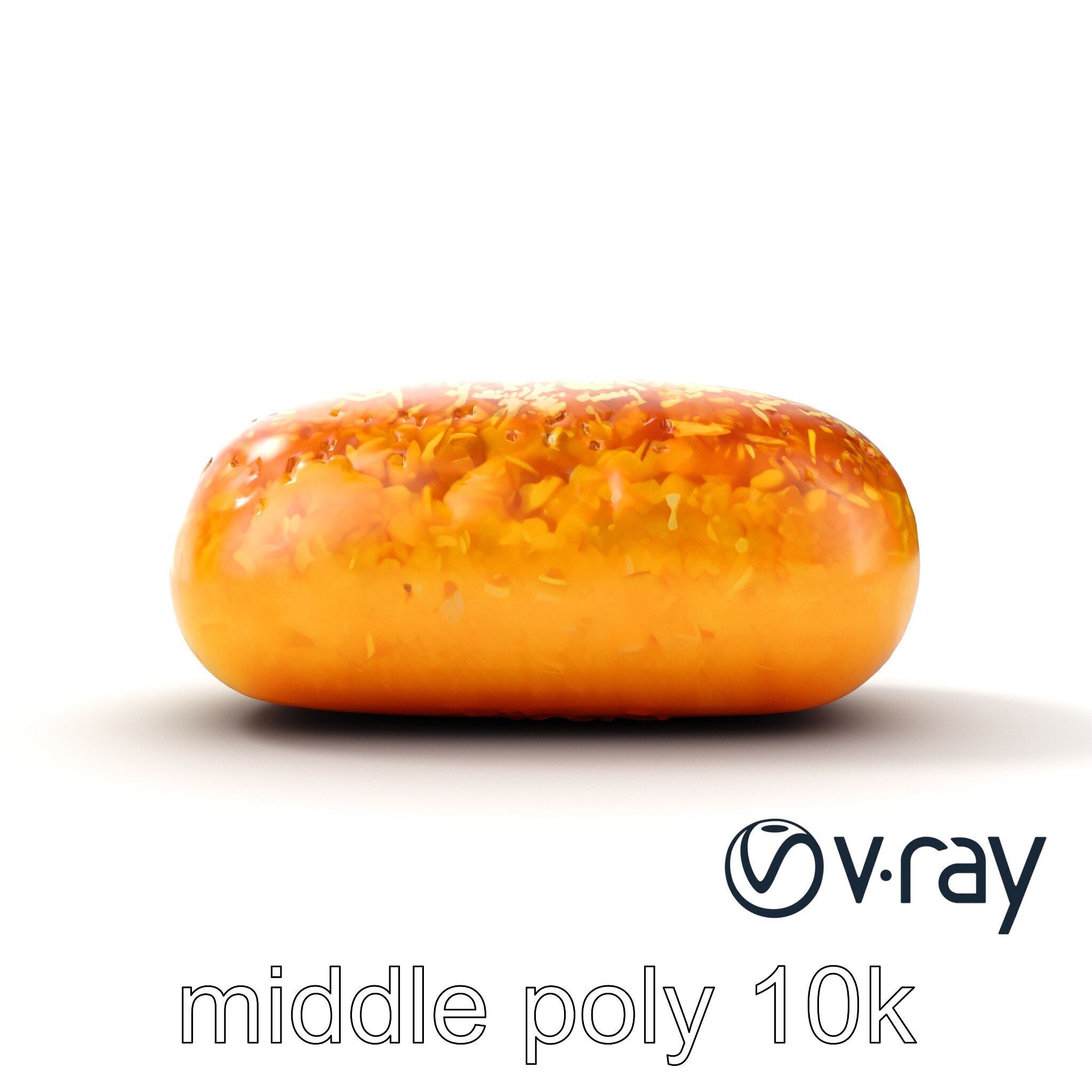 Egyptian Basbousa Dessert 3D Model Pack Low-poly 3D model_19