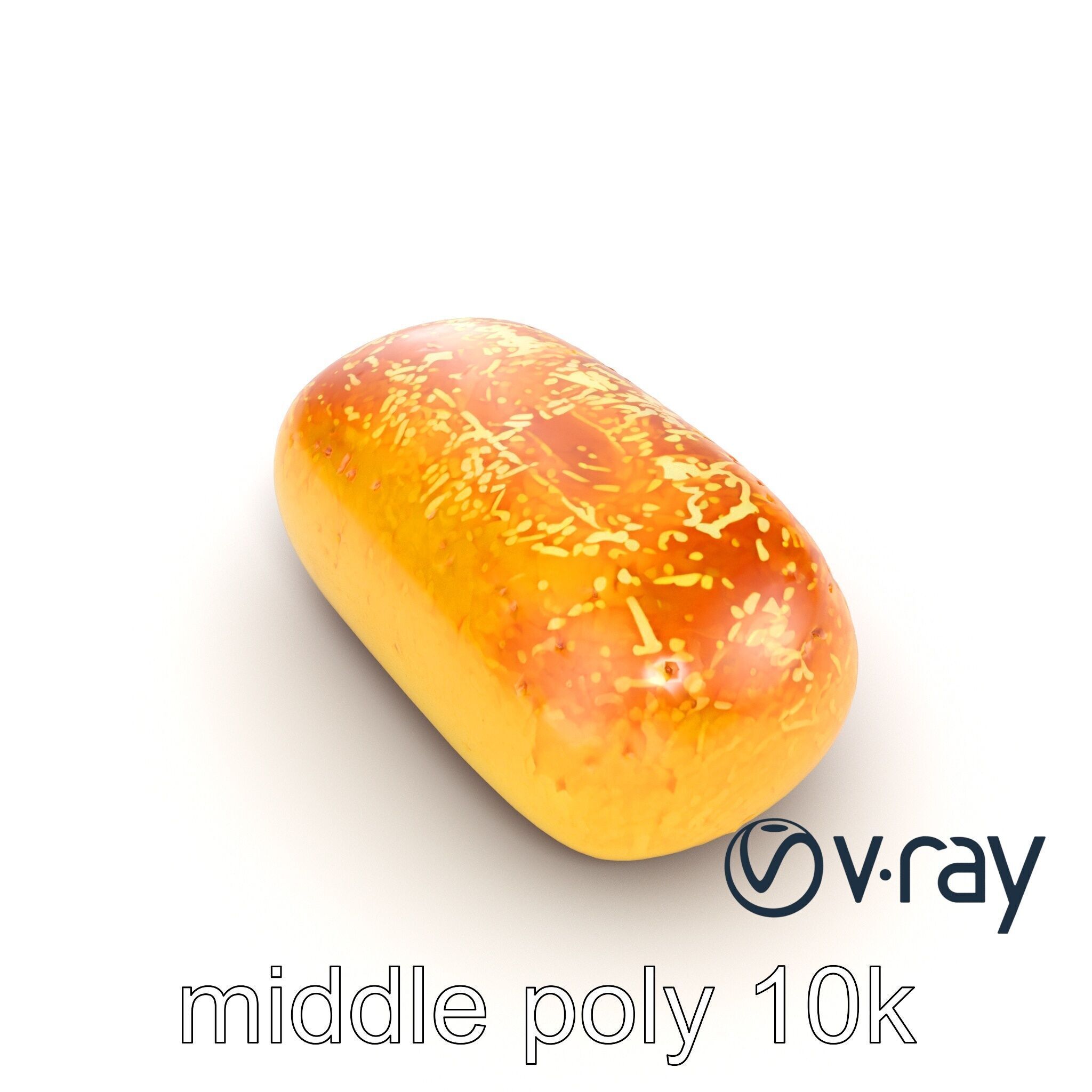 Egyptian Basbousa Dessert 3D Model Pack Low-poly 3D model_24