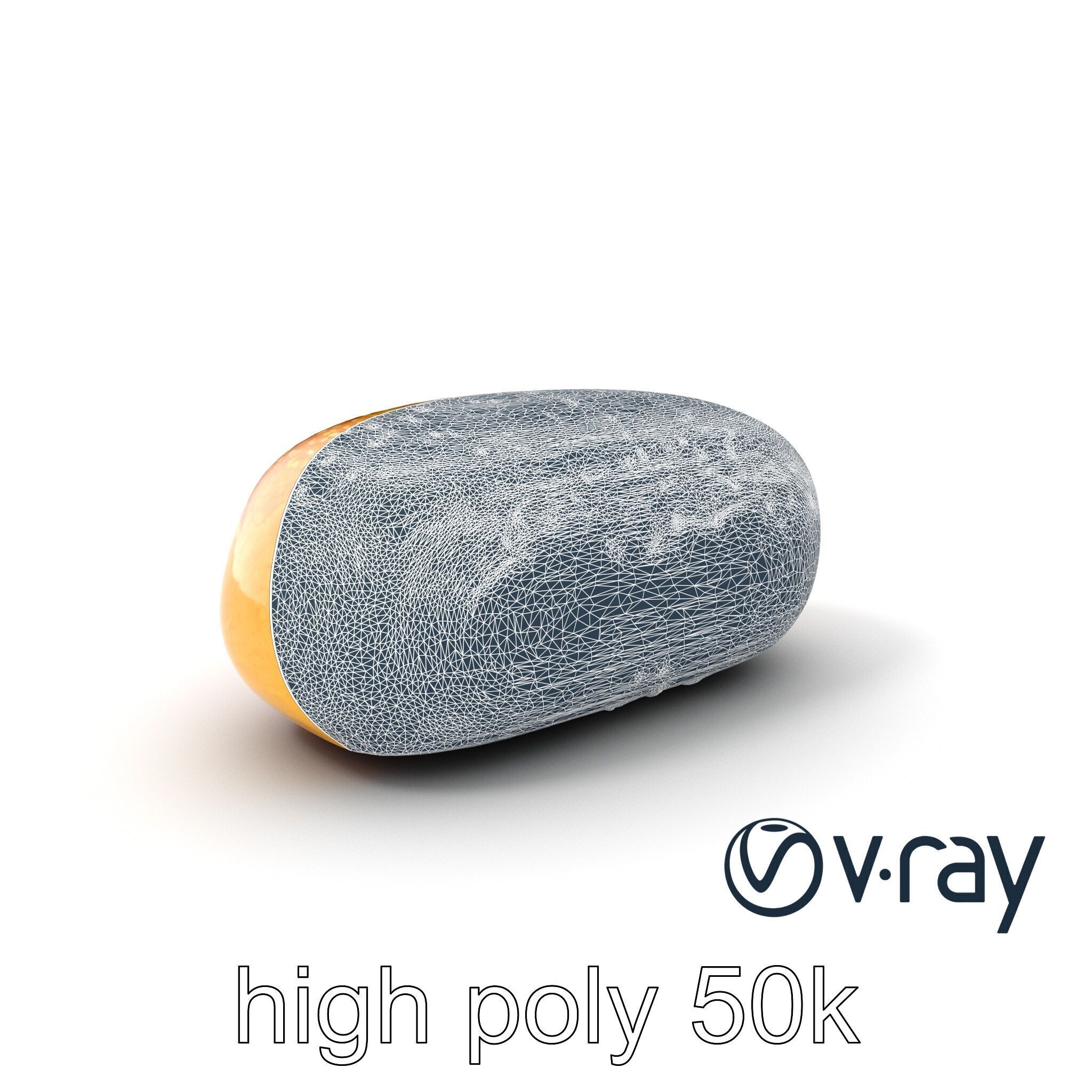 Egyptian Basbousa Dessert 3D Model Pack Low-poly 3D model_26