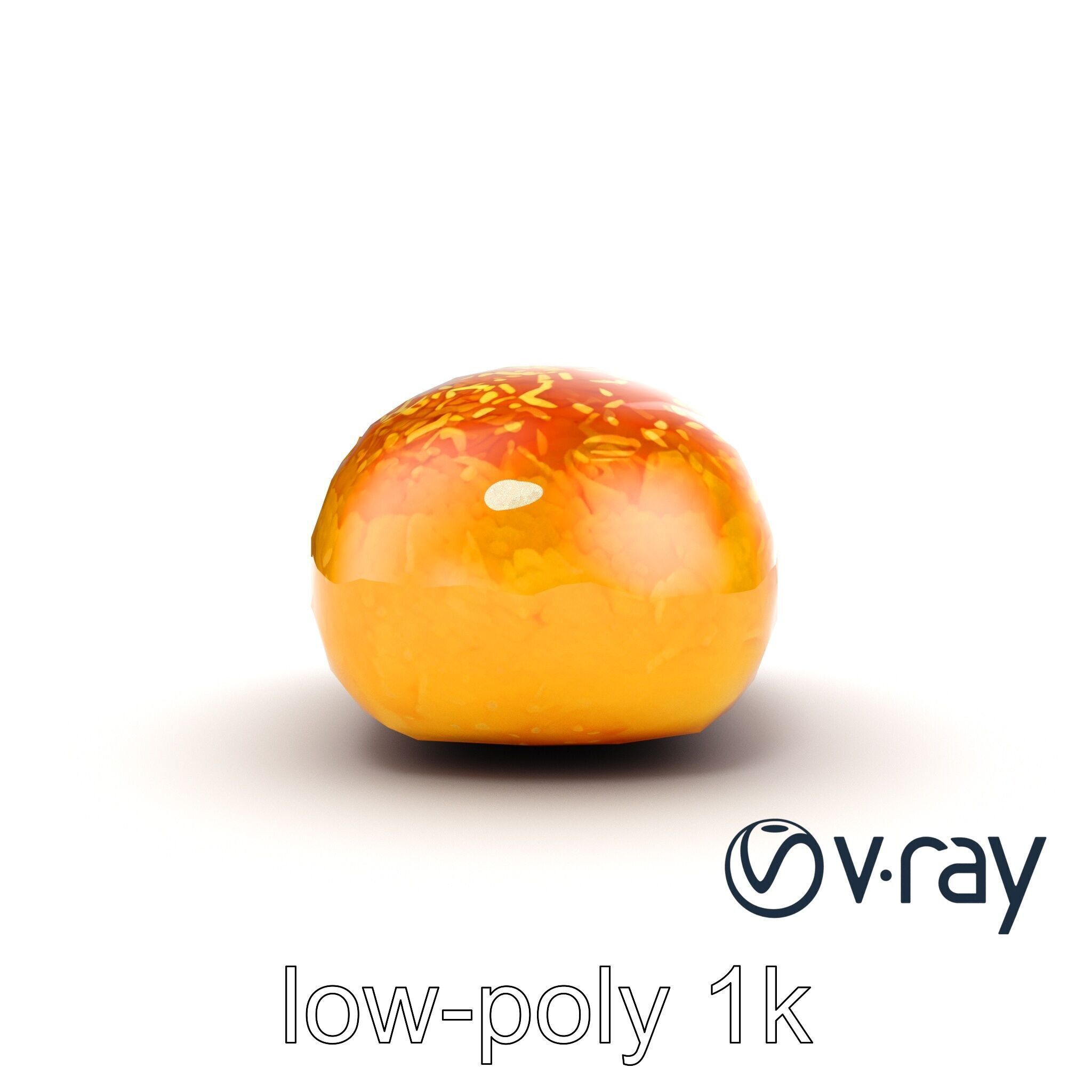 Egyptian Basbousa Dessert 3D Model Pack Low-poly 3D model_28