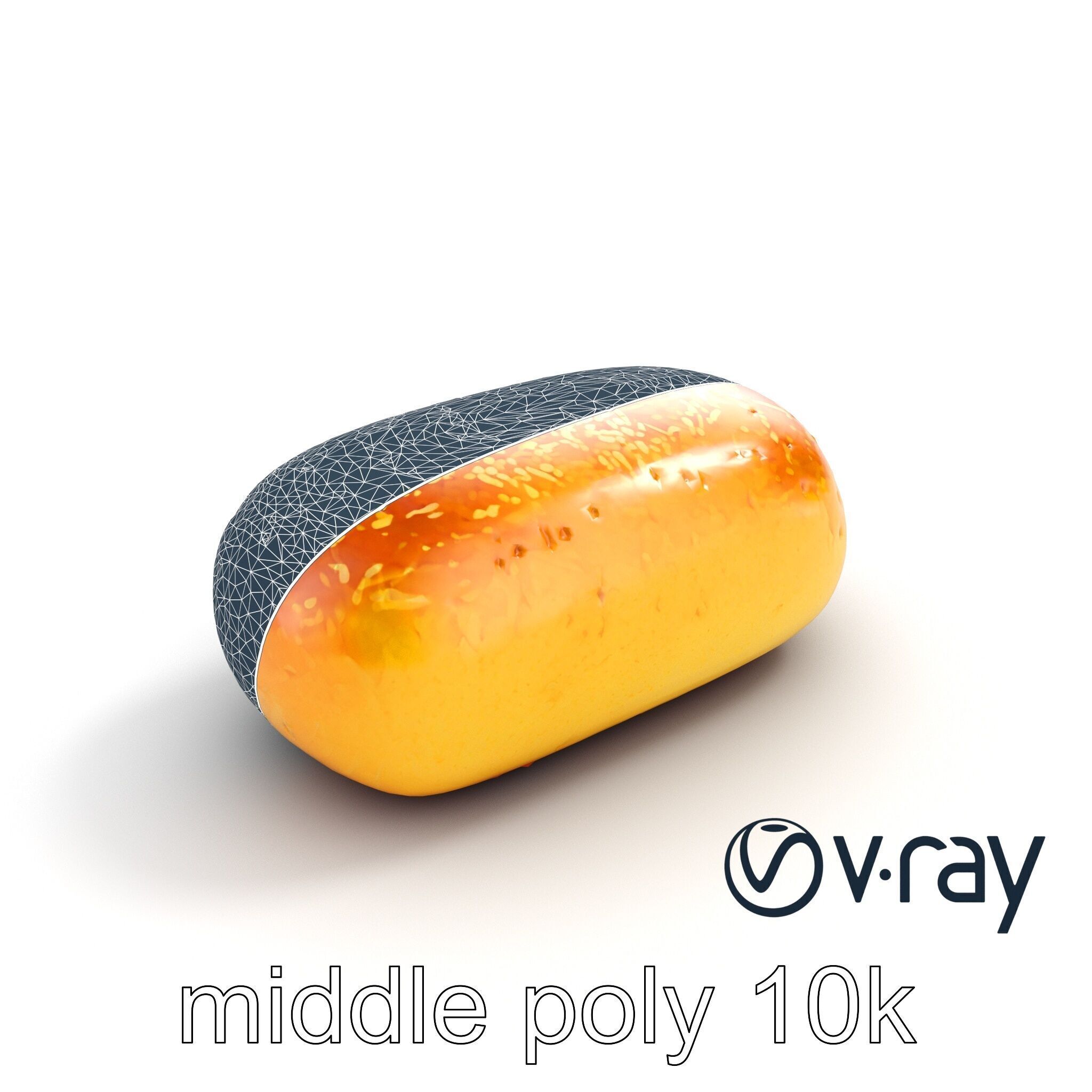 Egyptian Basbousa Dessert 3D Model Pack Low-poly 3D model_27