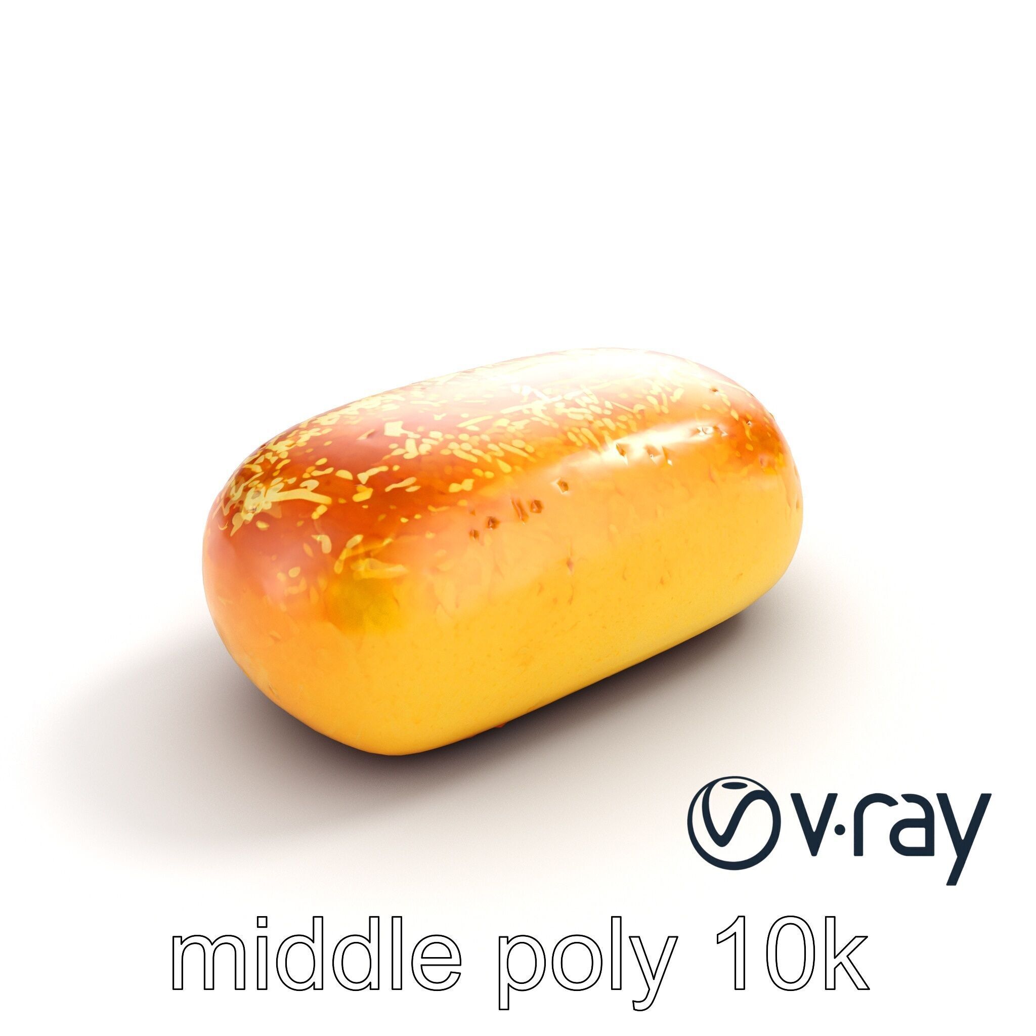 Egyptian Basbousa Dessert 3D Model Pack Low-poly 3D model_12