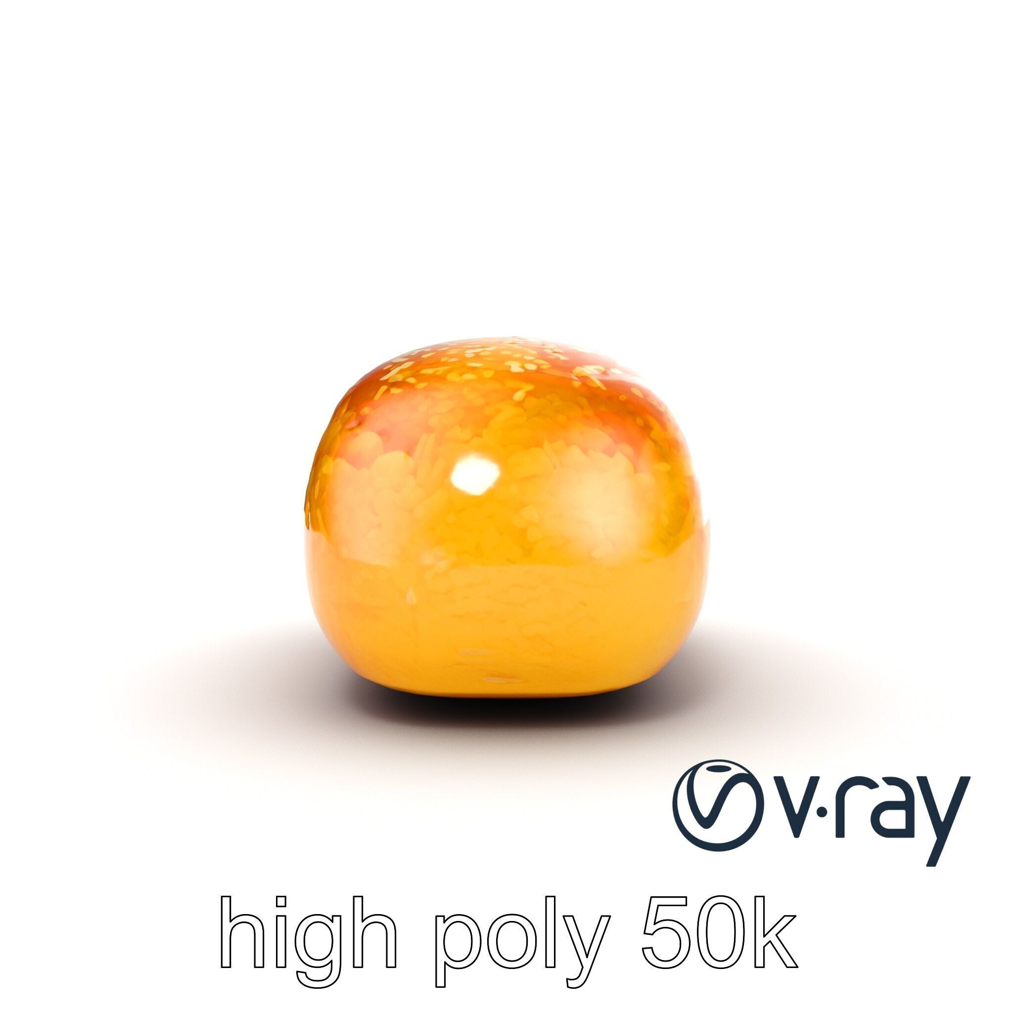 Egyptian Basbousa Dessert 3D Model Pack Low-poly 3D model_17