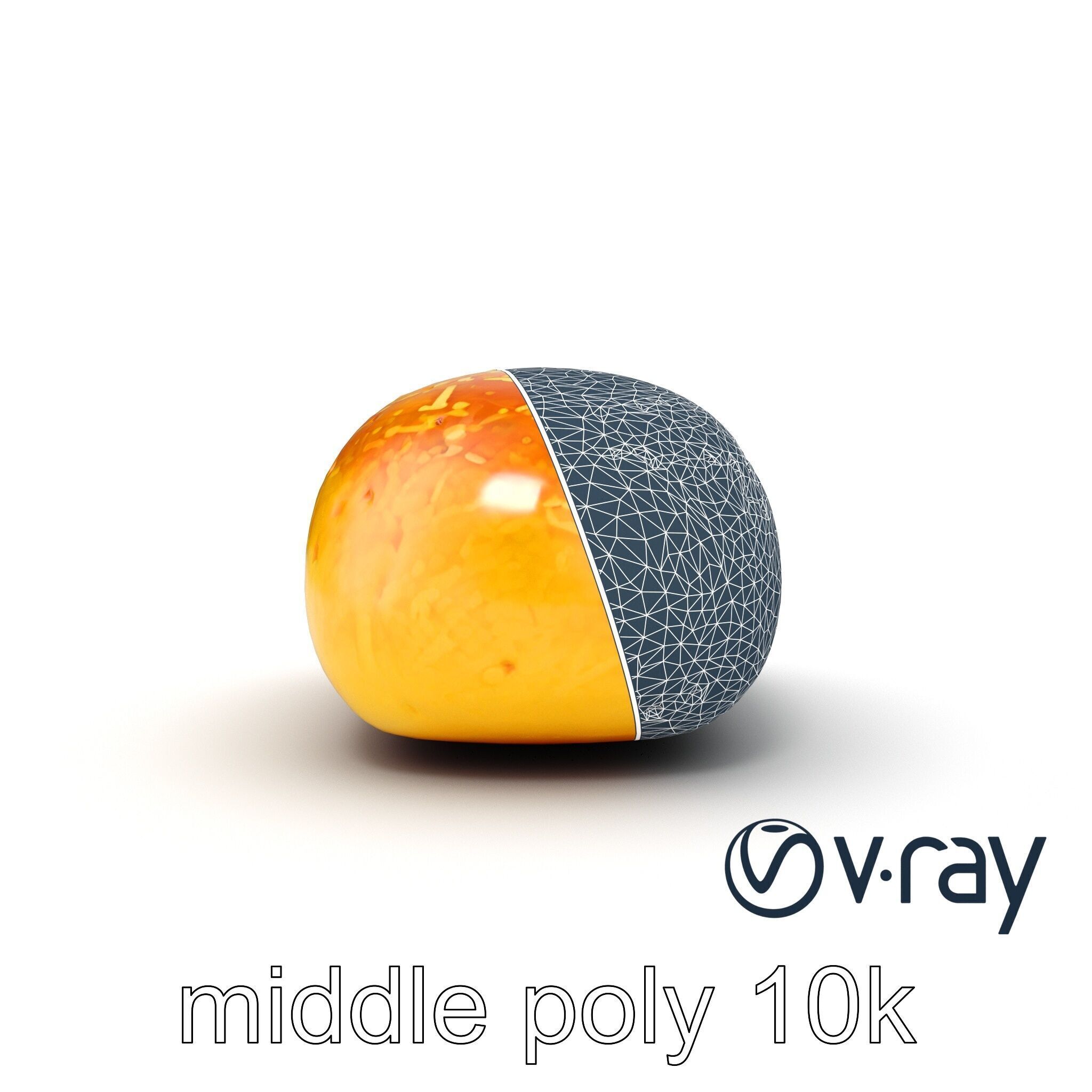 Egyptian Basbousa Dessert 3D Model Pack Low-poly 3D model_23