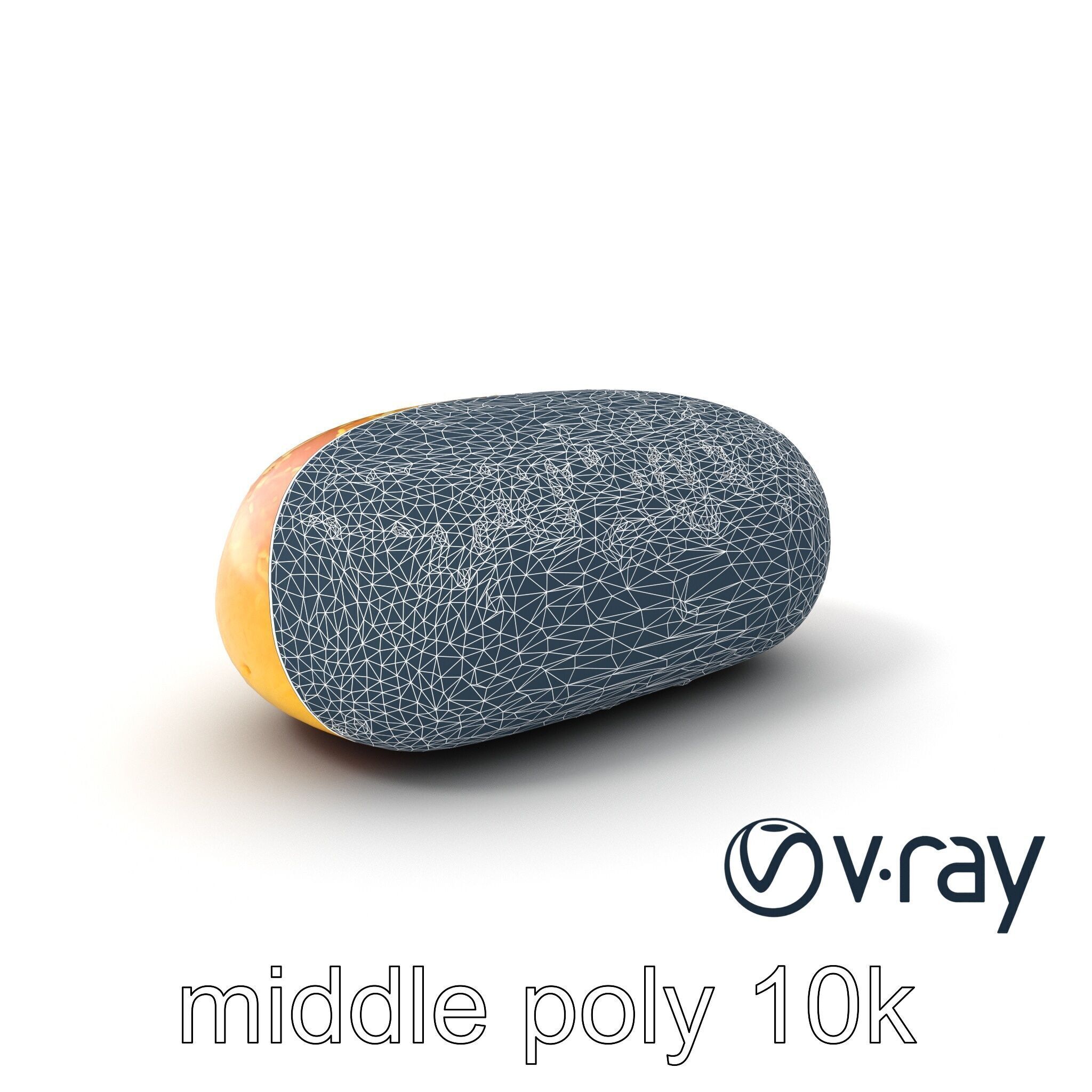 Egyptian Basbousa Dessert 3D Model Pack Low-poly 3D model_25