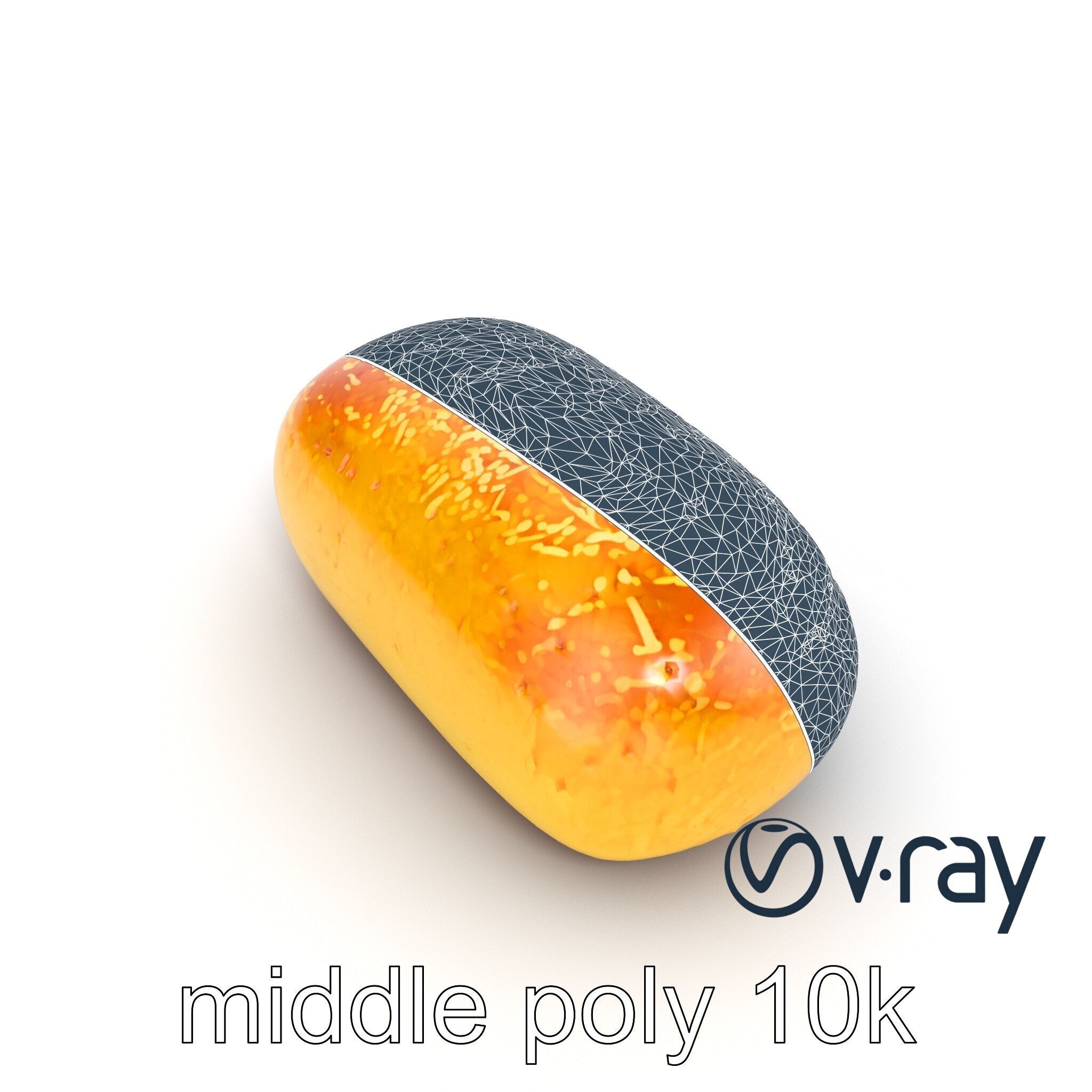 Egyptian Basbousa Dessert 3D Model Pack Low-poly 3D model_16