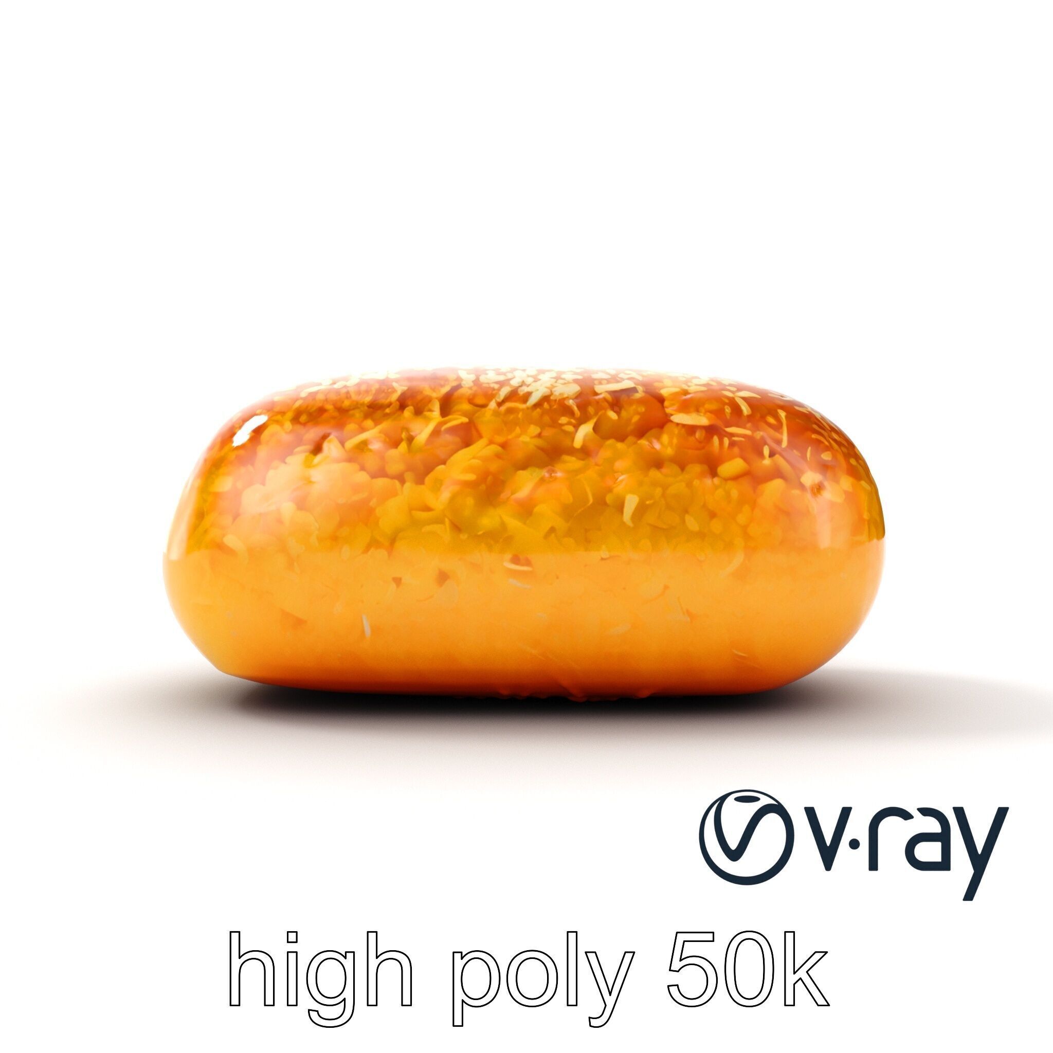 Egyptian Basbousa Dessert 3D Model Pack Low-poly 3D model_18