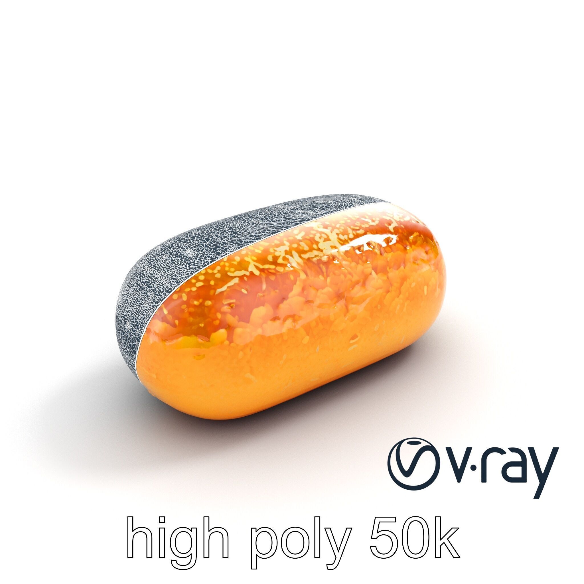 Egyptian Basbousa Dessert 3D Model Pack Low-poly 3D model_20