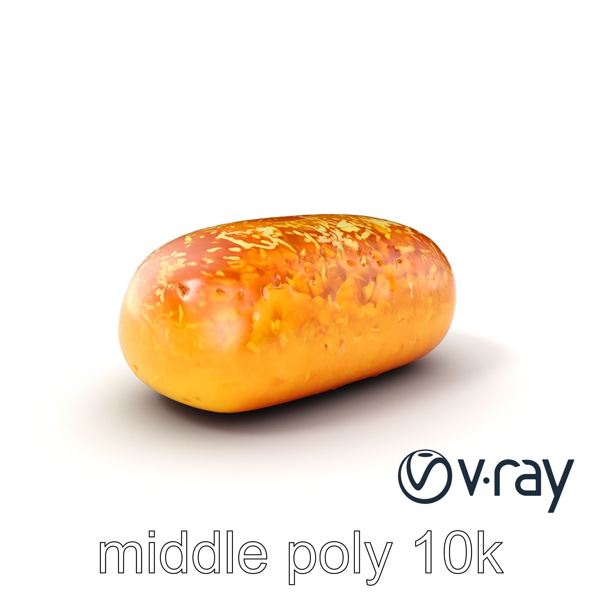 Egyptian Basbousa Dessert 3D Model Pack Low-poly 3D model_9