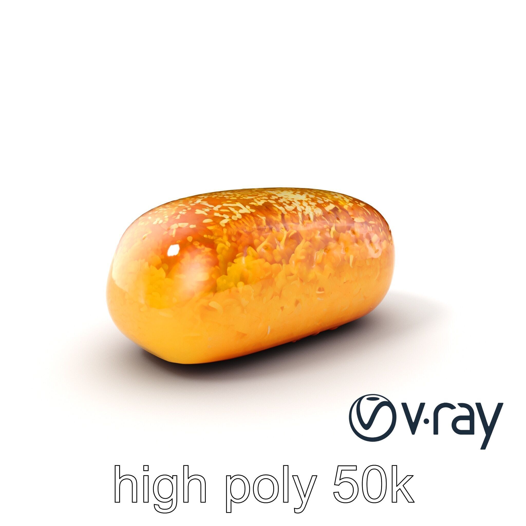 Egyptian Basbousa Dessert 3D Model Pack Low-poly 3D model_8