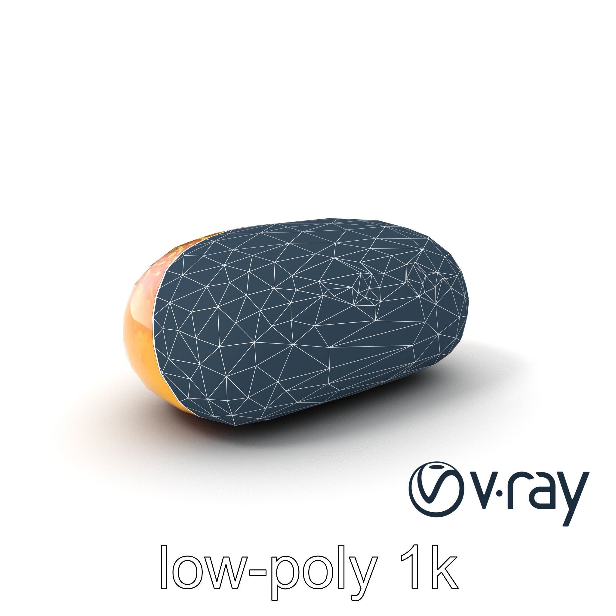 Egyptian Basbousa Dessert 3D Model Pack Low-poly 3D model_31