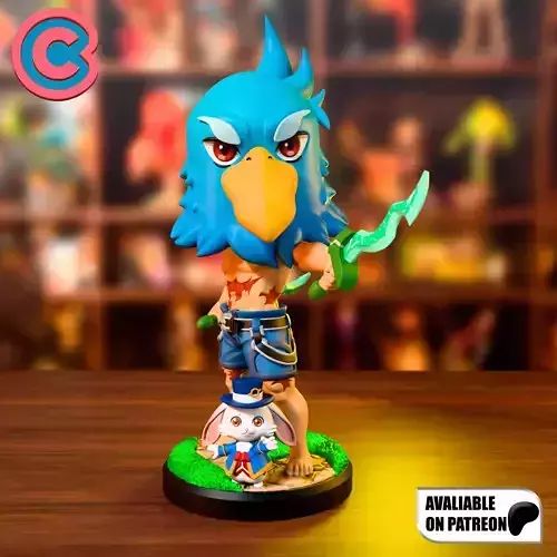 Sunraku - Chibi Figure from Shangri-La Frontier Anime