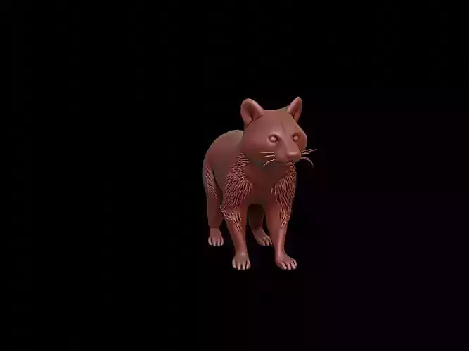 Raccoon Animal Sculpture