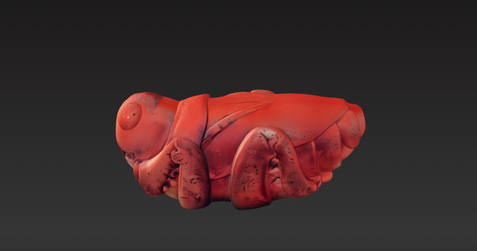 INDIANA JONES  ARTEFACT RAIDERS  aztec grasshopper  3D model_2