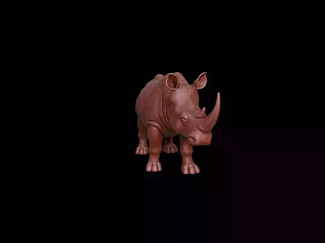 Rhinoceros Animal Sculpture