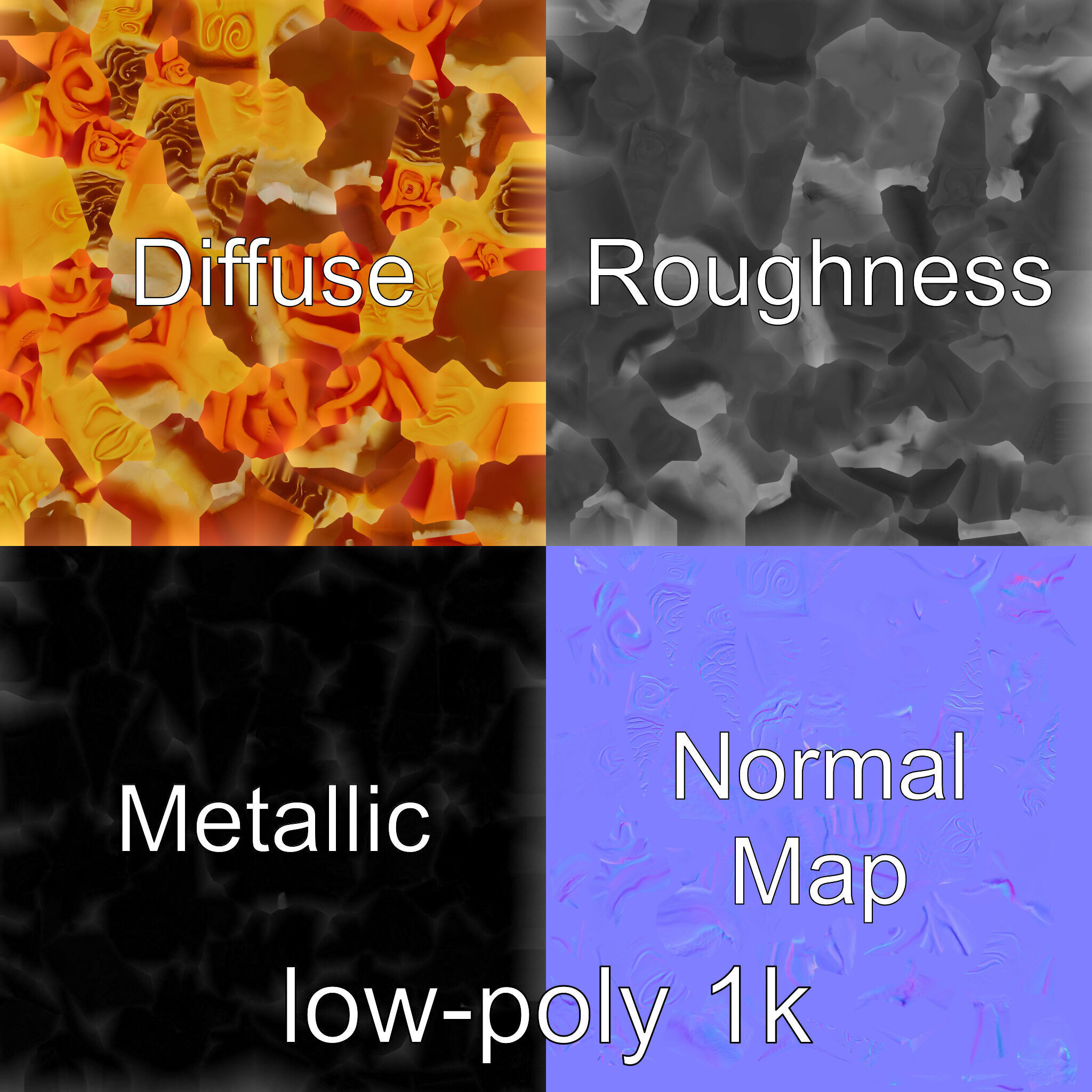 Chinese Mooncake Intricate Design model pack Low-poly 3D model_7