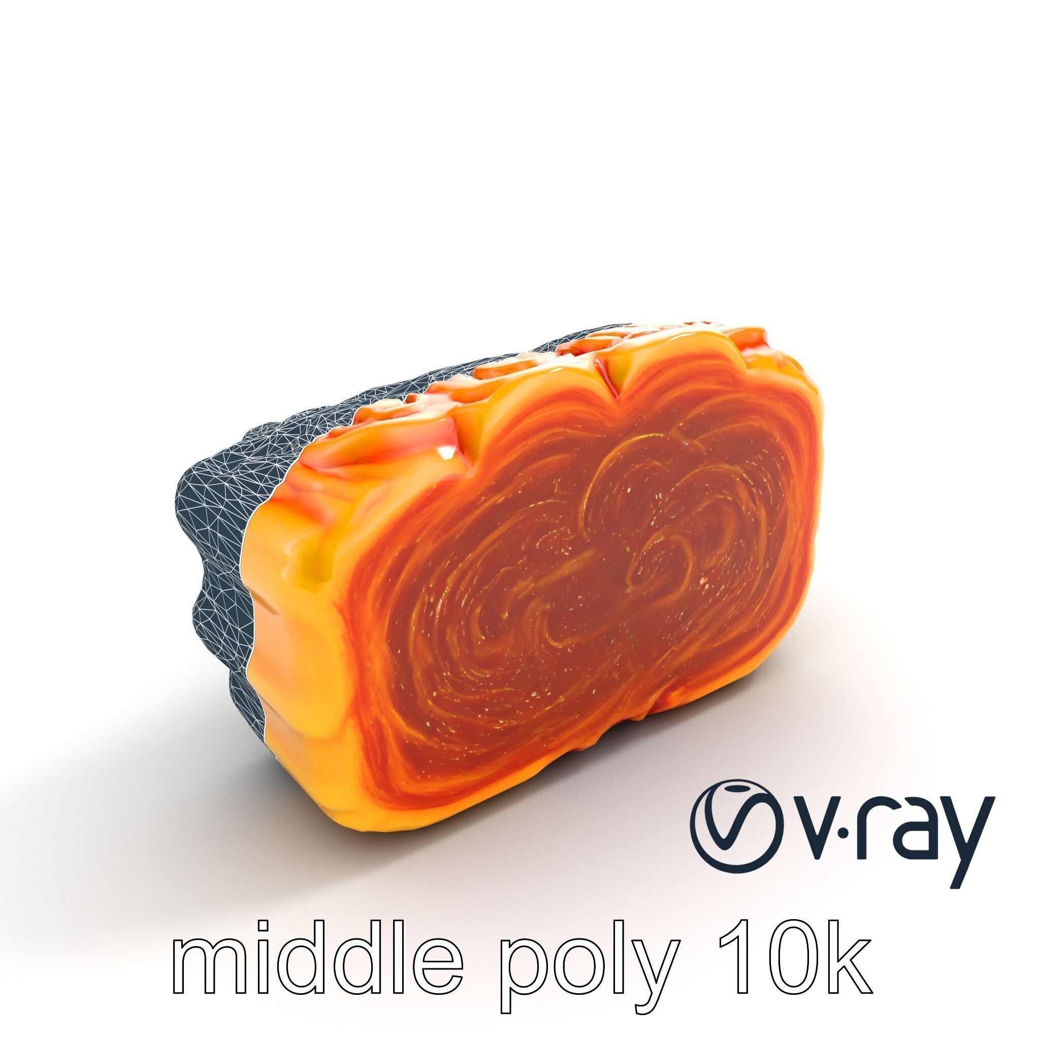 Chinese Mooncake Intricate Design model pack Low-poly 3D model_31