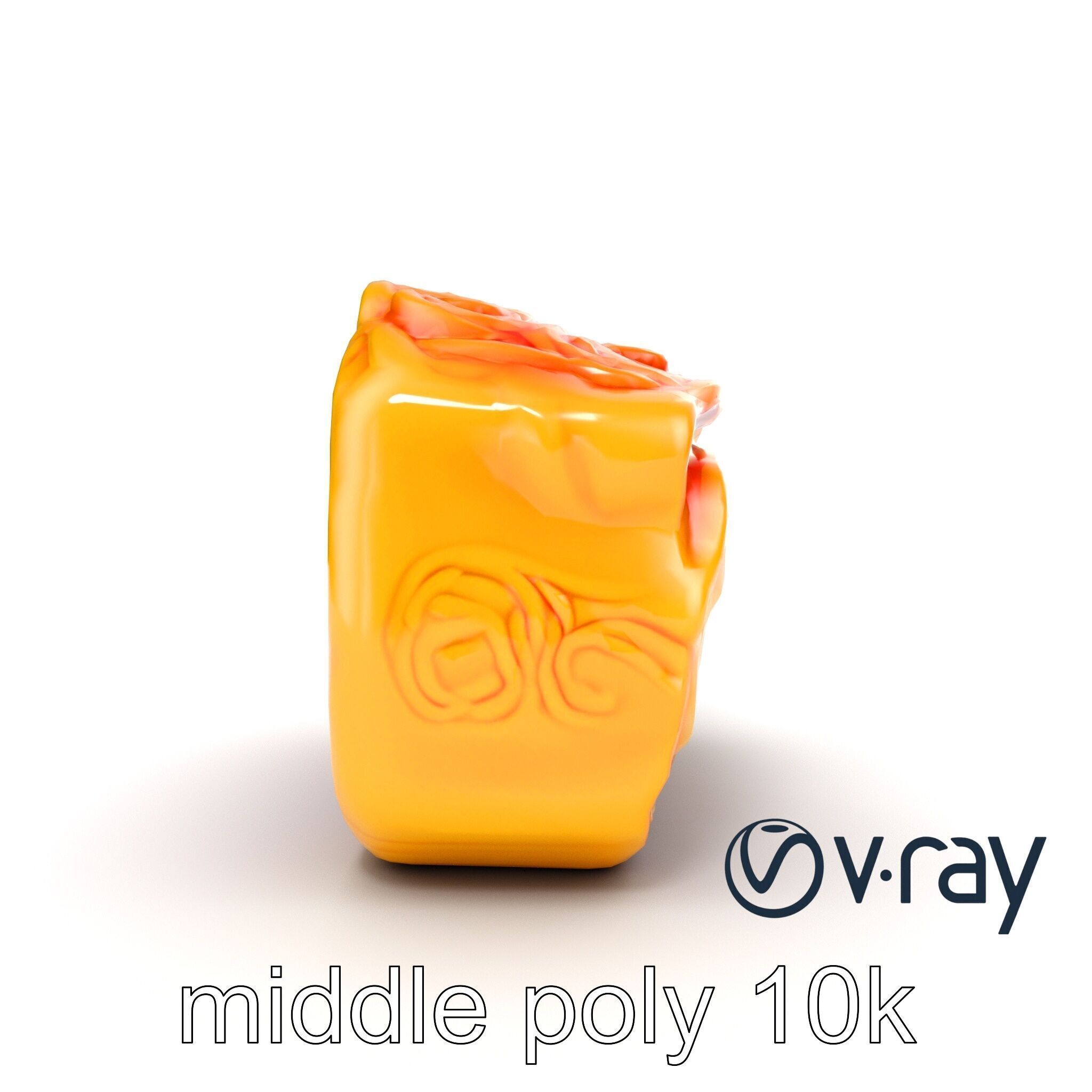 Chinese Mooncake Intricate Design model pack Low-poly 3D model_34