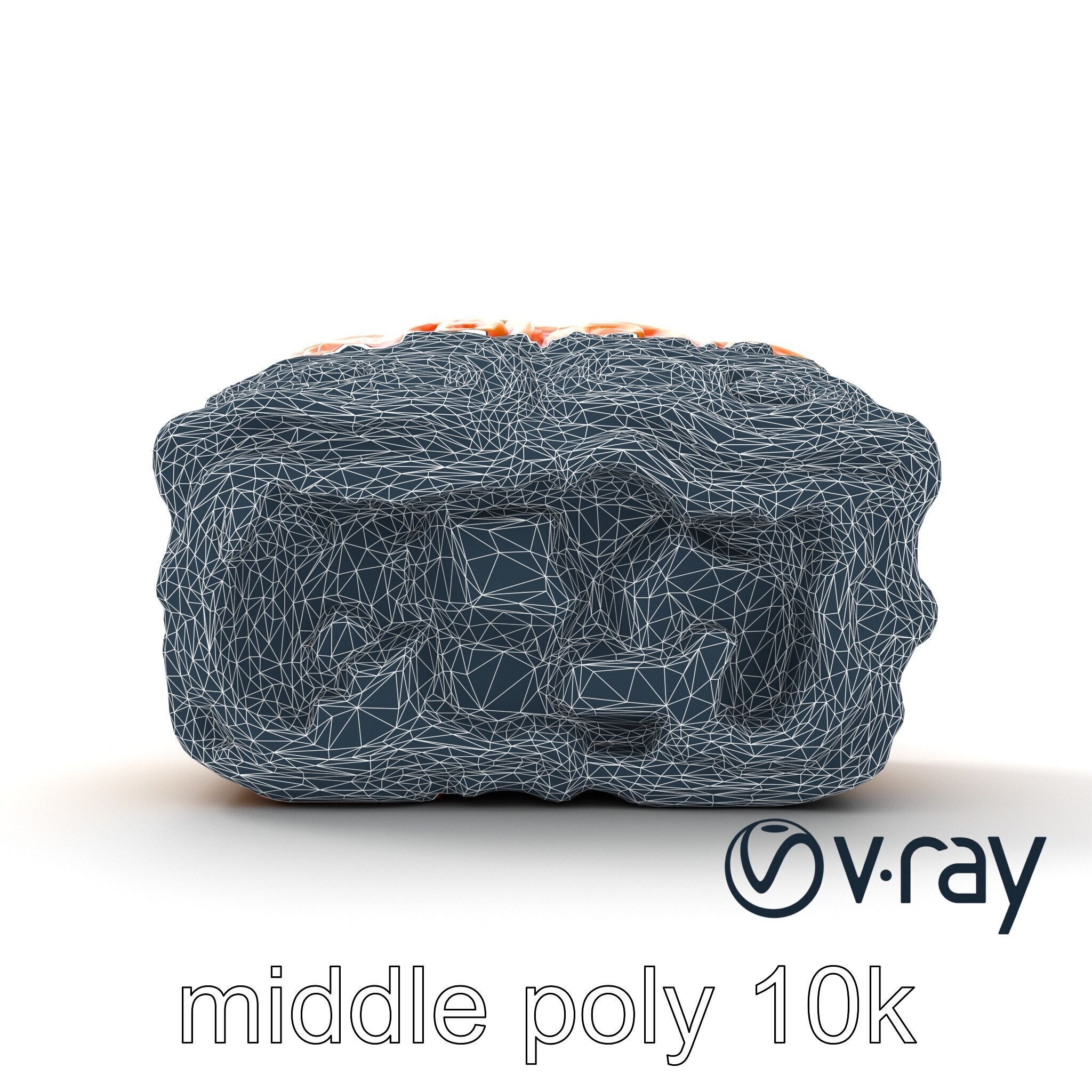 Chinese Mooncake Intricate Design model pack Low-poly 3D model_22