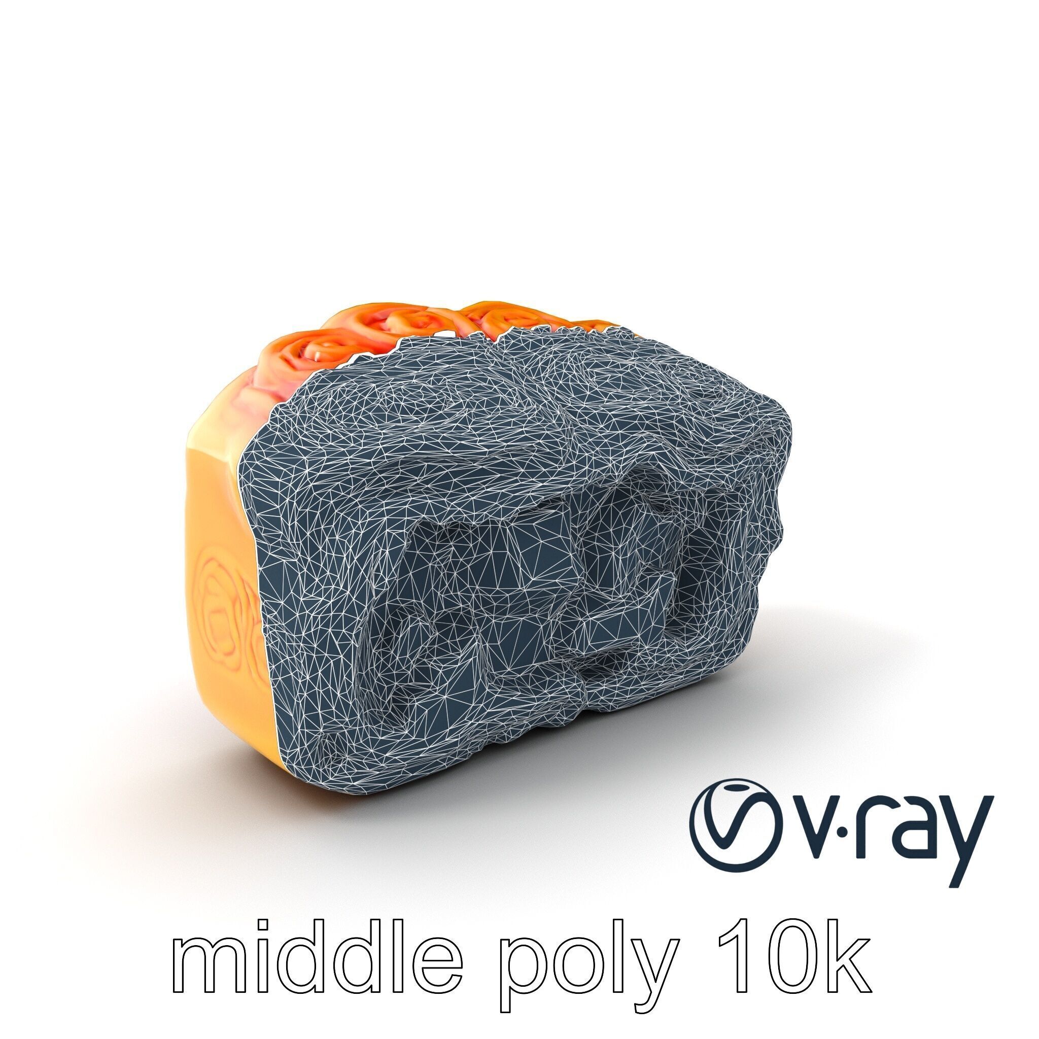 Chinese Mooncake Intricate Design model pack Low-poly 3D model_24