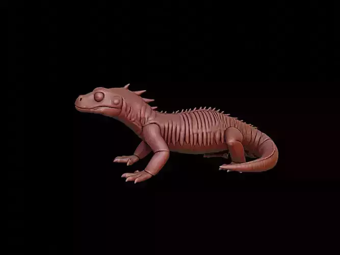 Salamander Animal Sculpture 3D print model