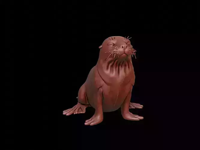 Seal Animal Sculpture