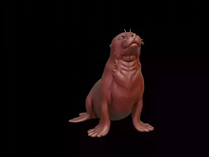 Seal Animal Sculpture