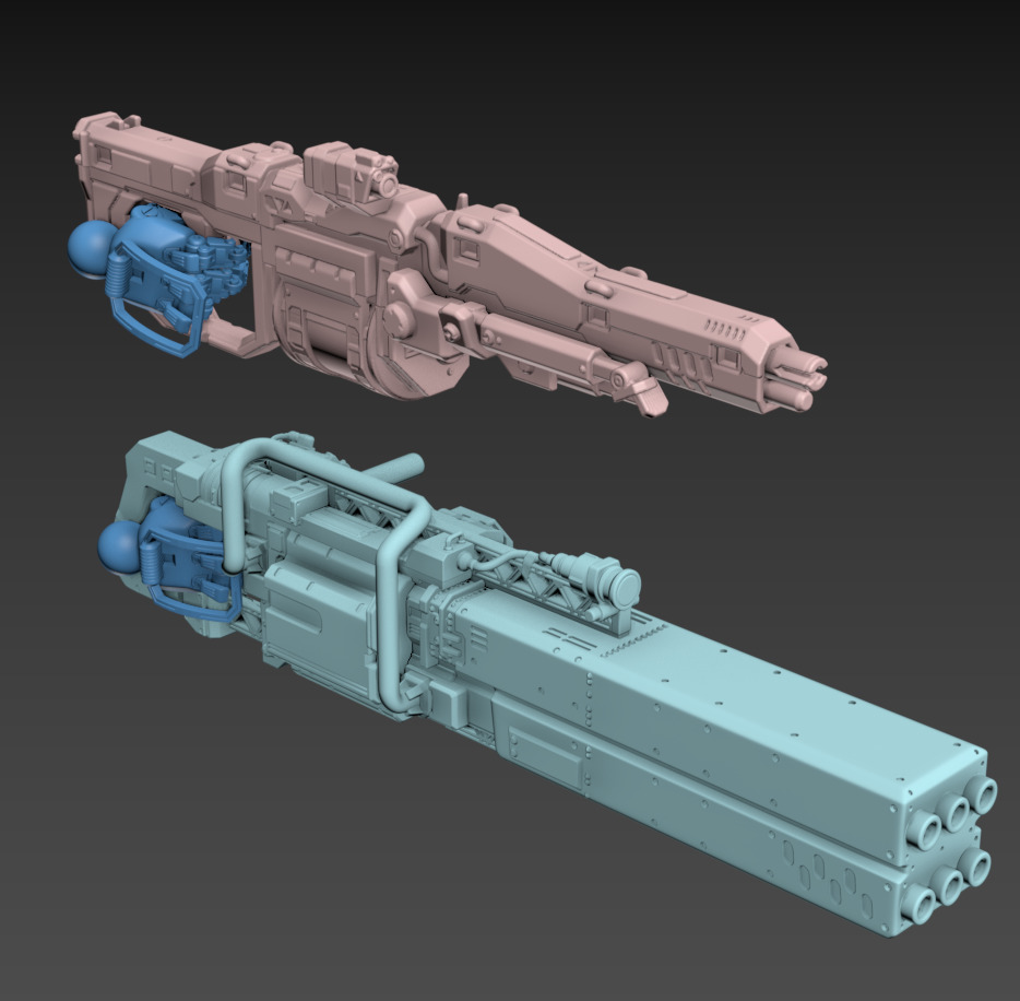 Titan Walker Poseable 100mm 3D print model_10