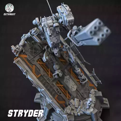 Titan Walker Static 100mm 3D print model