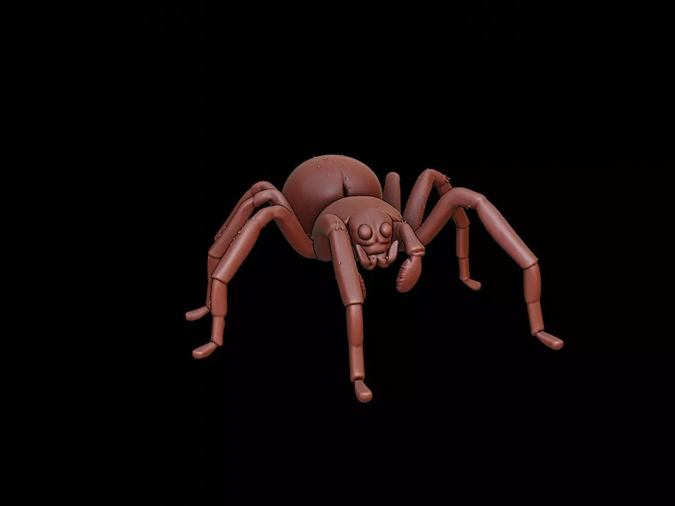 Spider Animal Sculpture 3D print model_0