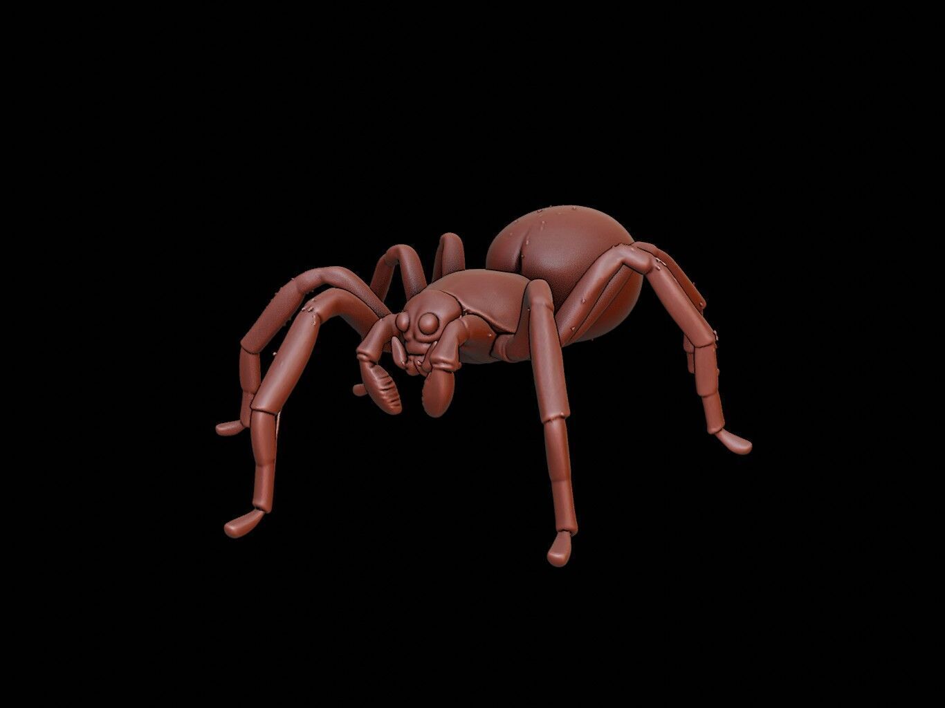 Spider Animal Sculpture 3D print model_2
