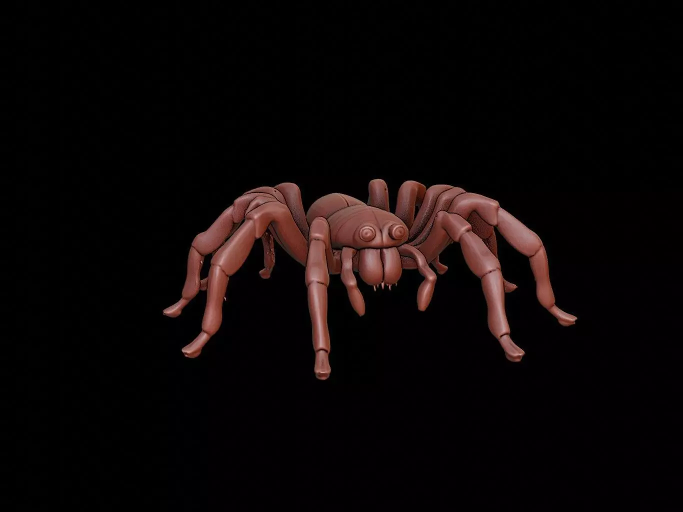 Spider Animal Sculpture 3D print model_0
