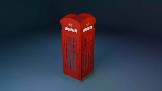 3D London Phonebooth