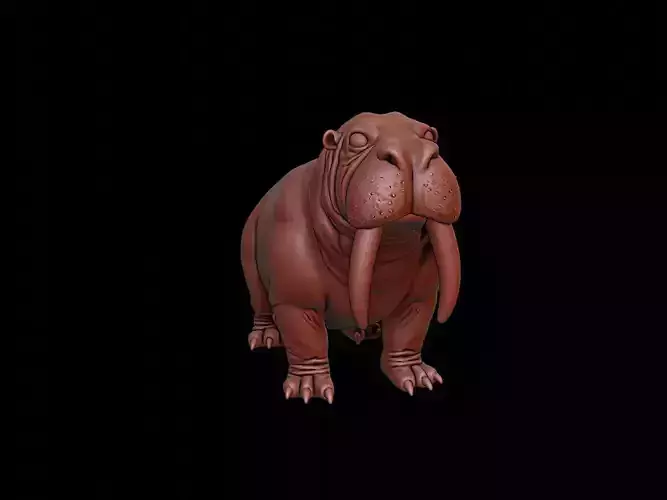 Walrus Animal Sculpture