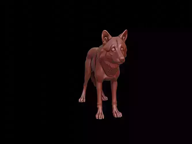 Wolf Animal Sculpture