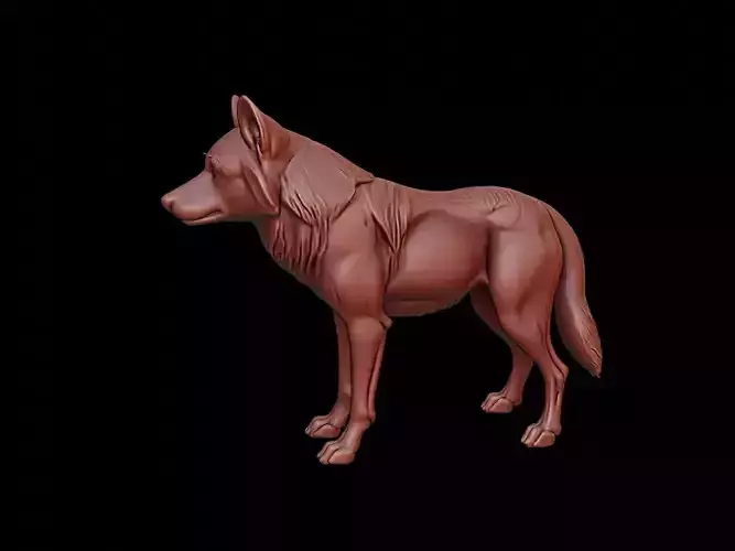 Wolf Animal Sculpture