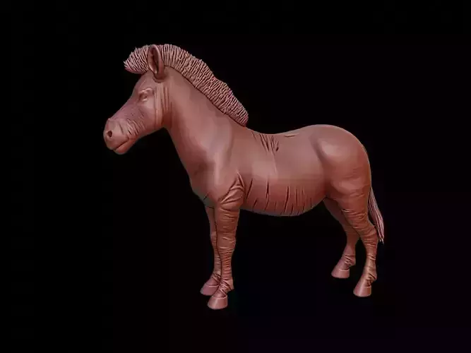 Zebra Animal Sculpture