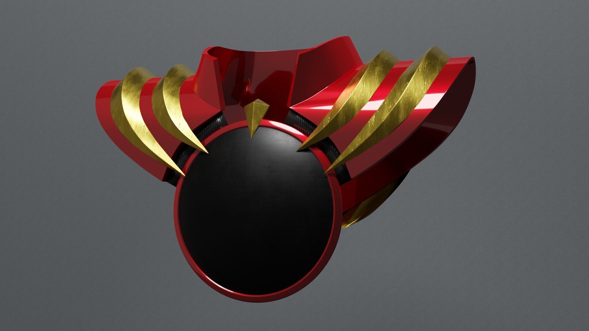 Number 1 Sentai Gozyuger Body Armor 3D model_1