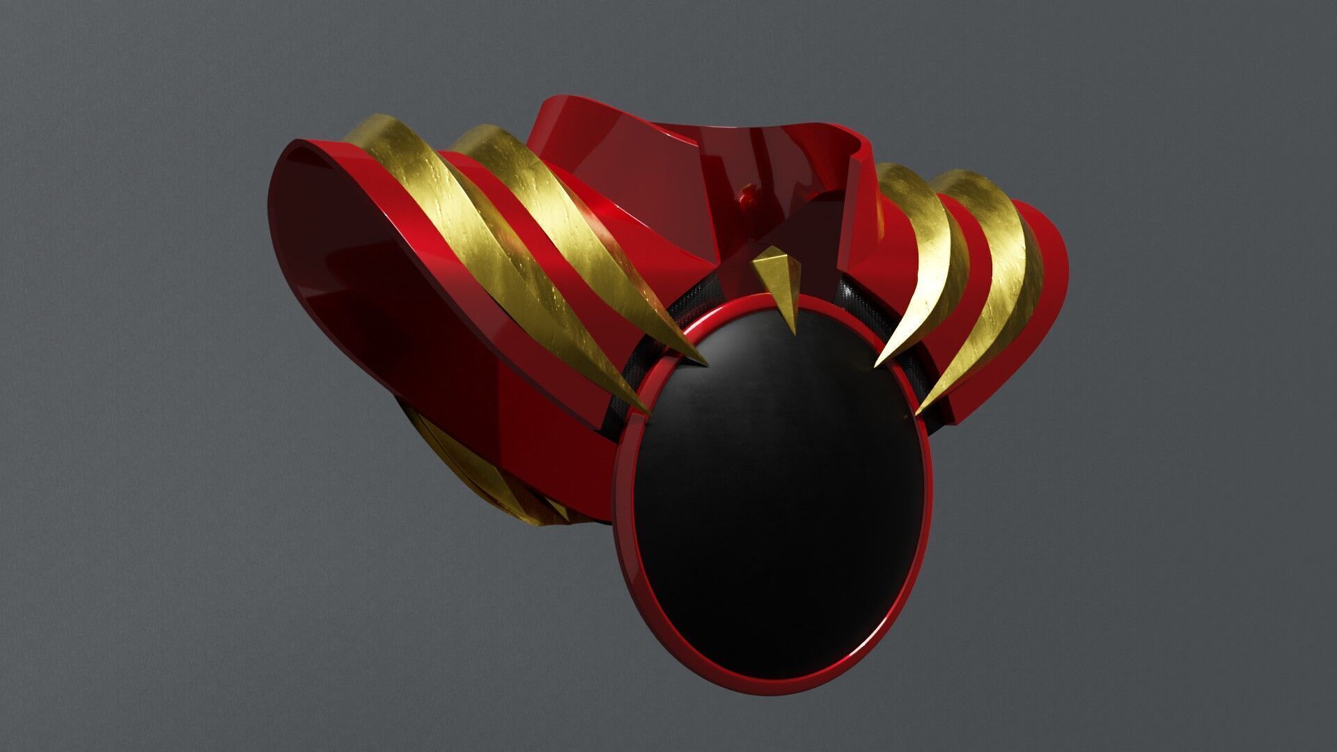 Number 1 Sentai Gozyuger Body Armor 3D model_2